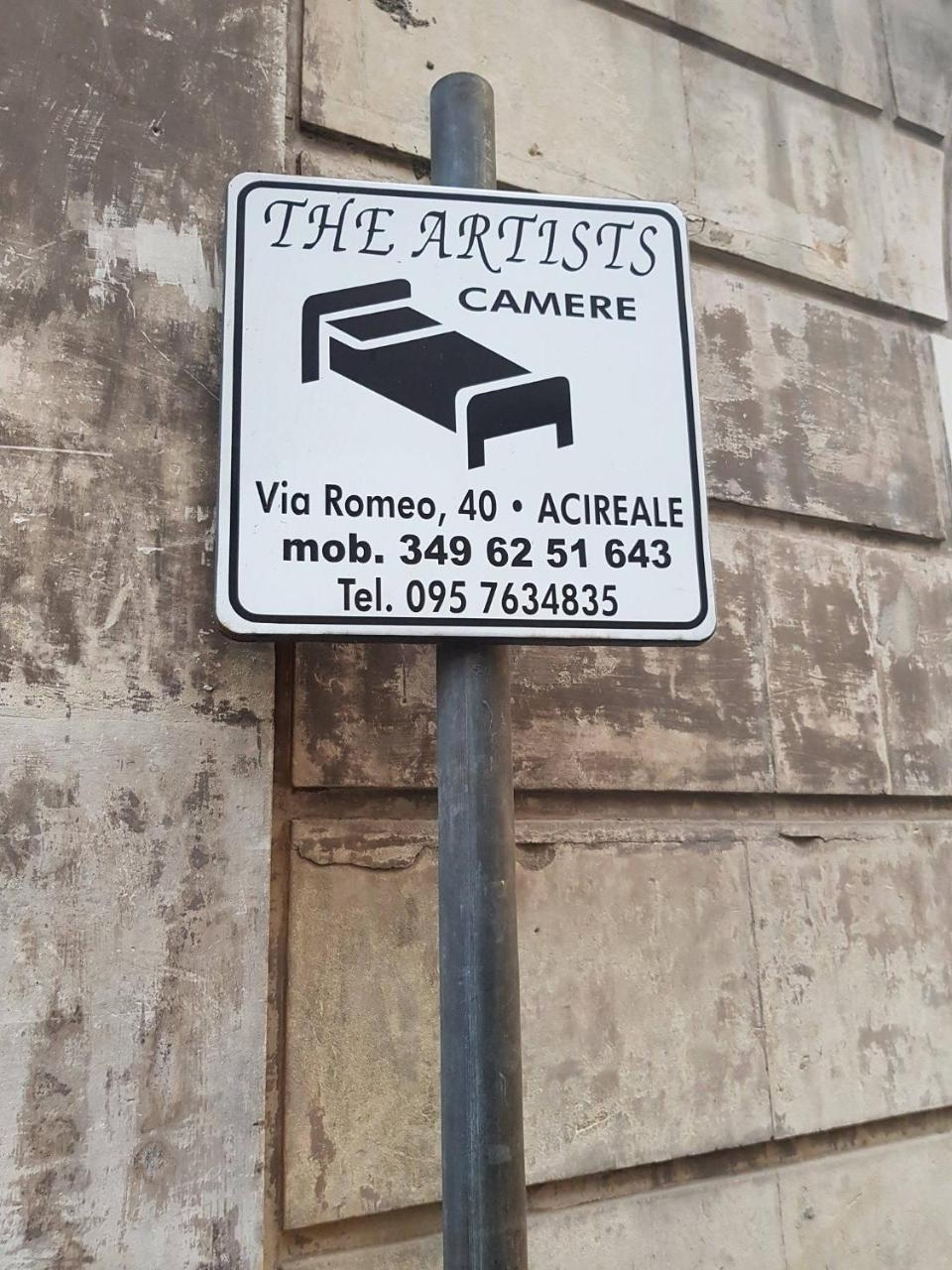 Bed and Breakfast The Artists Acireale Exterior foto